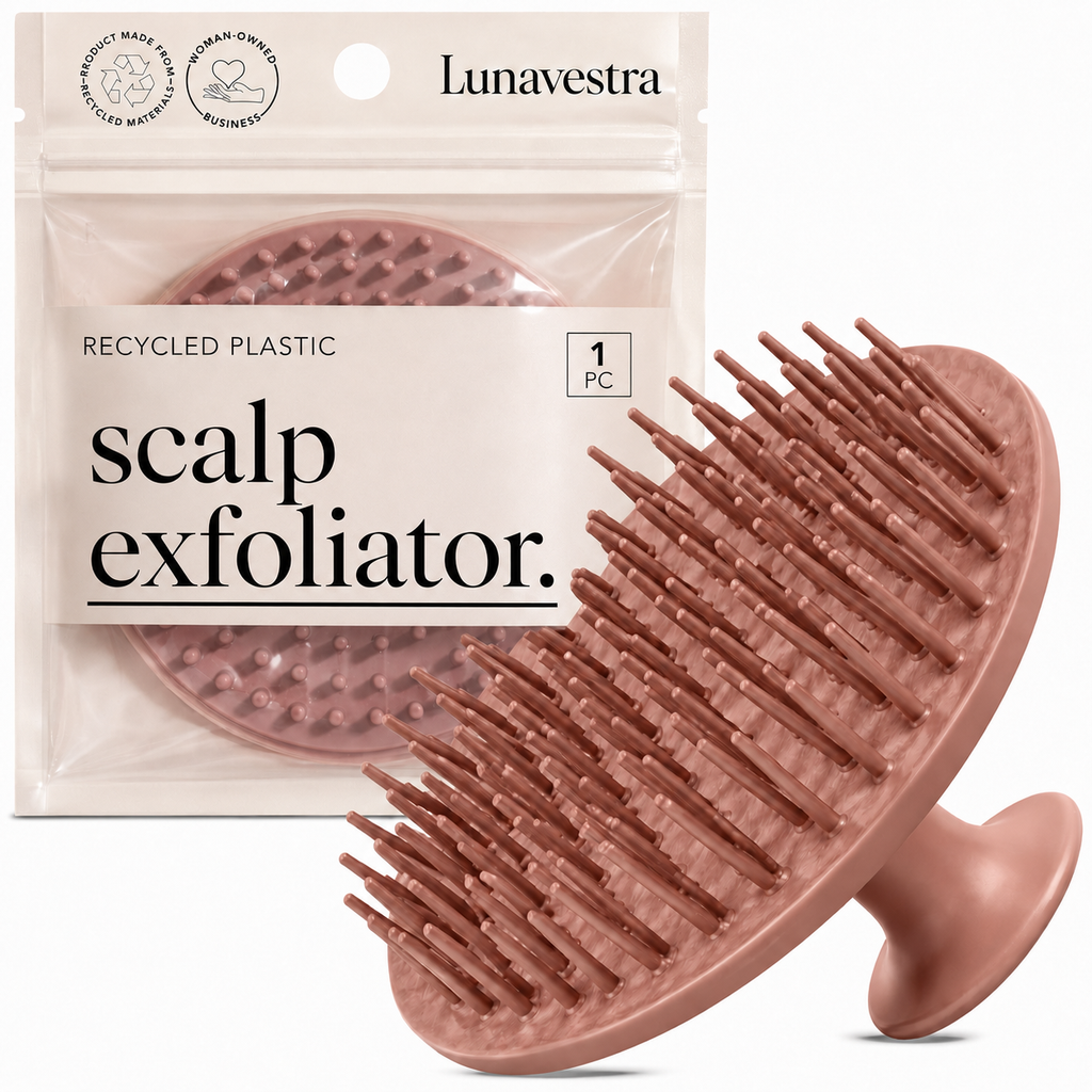 Scalp Exfoliator Massage Brush – Recycled Plastic