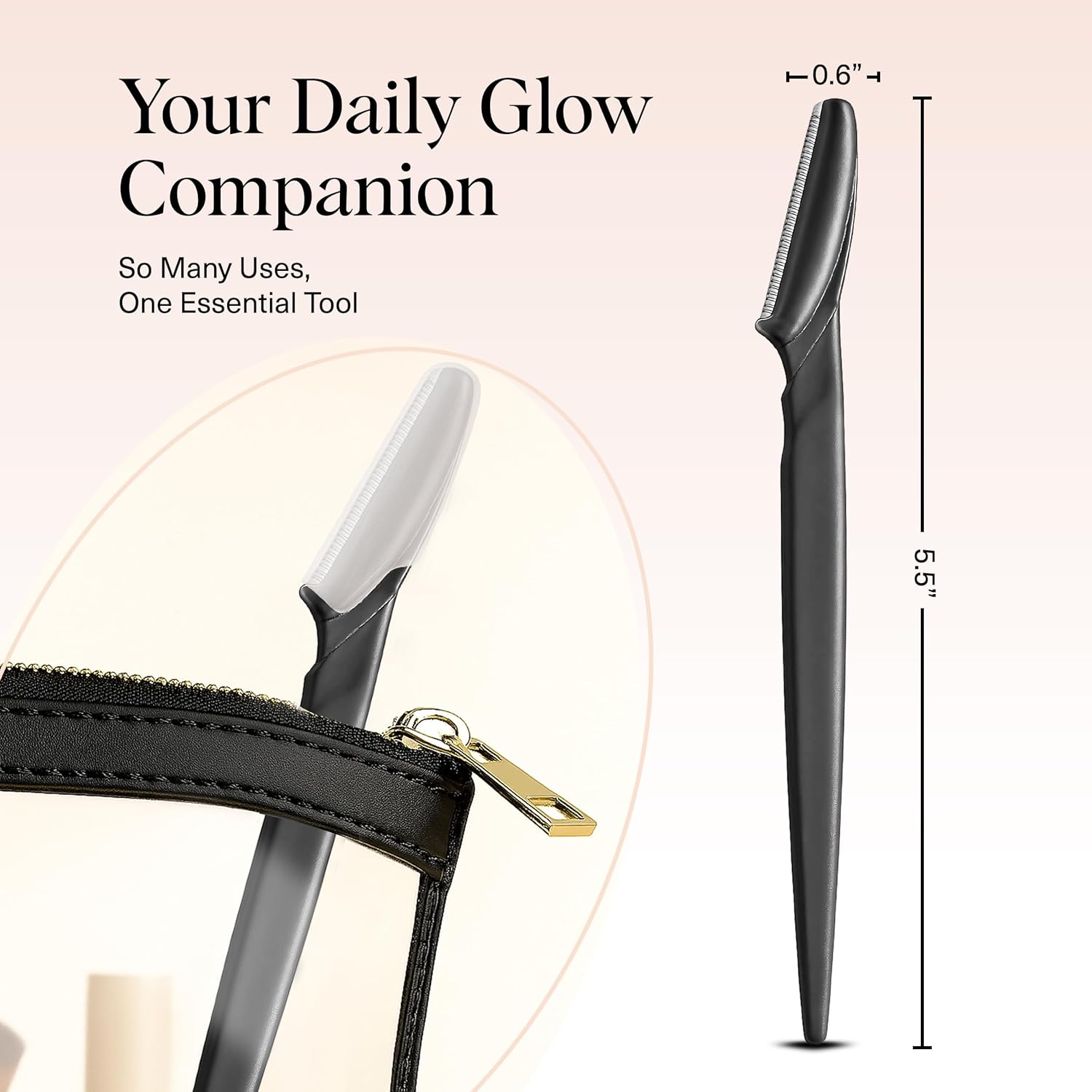Dermaplaning Facial Razors – Eyebrow & Face, Pack of 12