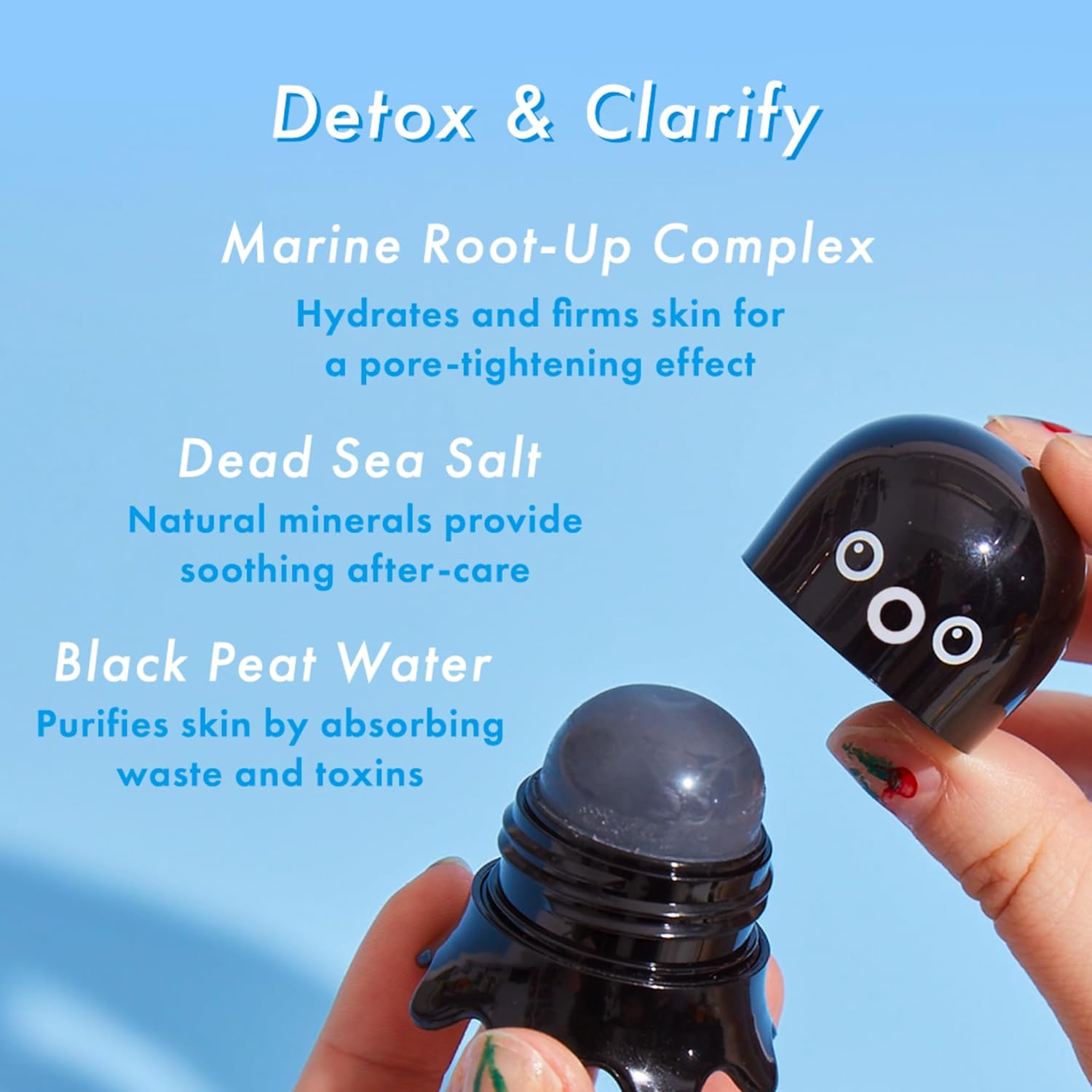 Charcoal Pore Cleansing Roll-On – Ghost Character Design